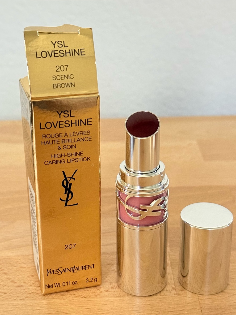 Yves Saint Laurent YSL Loveshine Lipstick - Scenic Brown (207)